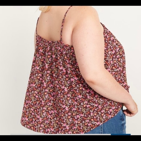 NWT Scoop-Neck Floral Swing Cami Blouse - XXL - Picture 3 of 3